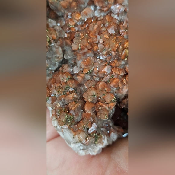 Diamond Red Calcite Specimen 3.8" X 3.0" - Picture 15 of 15